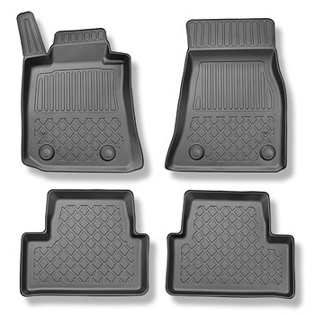 Tappetini Auto in TPE compatibili con BMW i4 G26 Gran Coupé (11.2021-....) - tappeti auto neri