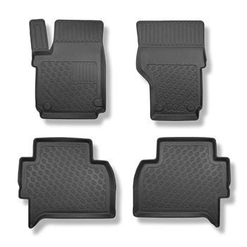 Tappetini Auto in TPE compatibili con Volkswagen Amarok I Pick-Up (08.2010-05.2020) - cabina doppia - tappeti auto neri