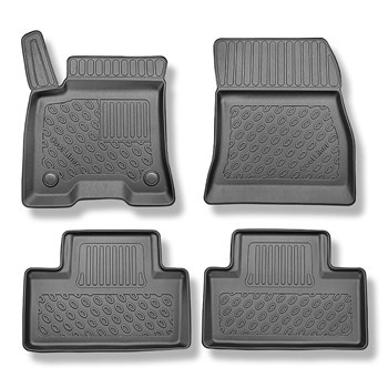 Tappetini Auto in TPE compatibili con Mercedes-Benz EQB X243 SUV (12.2021-....) - tappeti auto neri