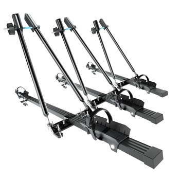 3x Portabici da tetto, Portabiciclette con barra in acciaio - 3xM-04