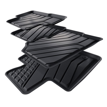 Tappetini Auto in TPE compatibili con Hyundai Tucson III HEV Hybrid SUV (2020-....) - tappeti auto neri