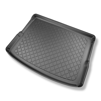 Vasca baule compatibile con Kia Niro II (SG2) Crossover (06.2022-....) - HEV Hybrid; EV (electric); portabagagli superiore; piano di carico regolabile nella posizione più alta; non per versione Plug-in ibrida - tappetino per bagagliaio - tappeto bagagliai