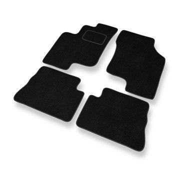 Premium tappetini auto in velluto compatibili con Hyundai Getz (2002-2008) - tappeti auto nero