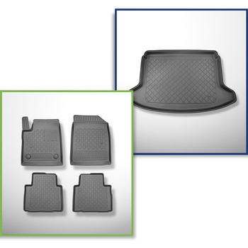 Completo di tappetini e tappetino per bagagliaio TPE per: Seres 3 04.2021-.... (SUV)