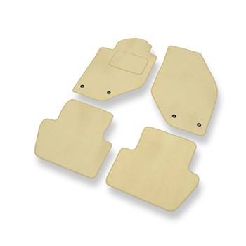 Premium tappetini auto in velluto compatibili con Volvo V70 I (1997-2000) - tappeti auto beige