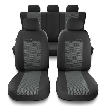 Coprisedili compatibili con Mazda 626 III, IV, V (1987-2002) - fodere sedili universali - set coprisedili auto - UNE-2