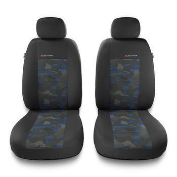 Coprisedili compatibili con Mazda Tribute I, II (2000-2011) - fodere sedili universali - set coprisedili auto - 2UNE-BL