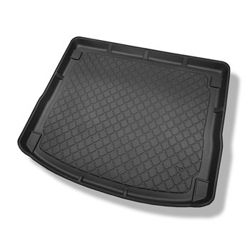 Vasca baule compatibile con Ford Focus III Station Wagon (03.2011-08.2018) - tappetino per bagagliaio - tappeto bagagliaio per auto