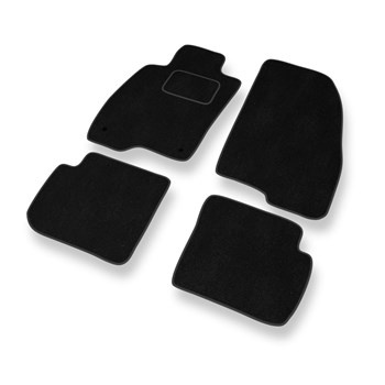 Premium tappetini auto in velluto compatibili con Alfa Romeo MiTo Hatchback (2008-2018) - tappeti auto nero
