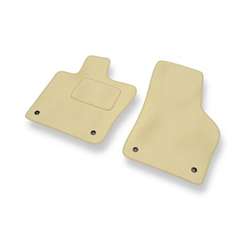 Premium tappetini auto in velluto compatibili con Volkswagen Beetle III (2011-2019) - tappeti auto beige