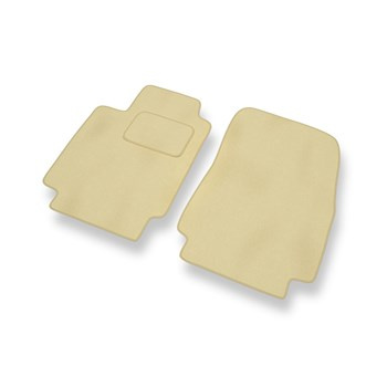 Premium tappetini auto in velluto compatibili con Renault Clio III Hatchback (2005-2013) - tappeti auto beige