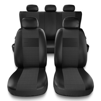 Coprisedili compatibili con Citroen C4 Aircross (2012-2014) - fodere sedili universali - set coprisedili auto - EXL-4