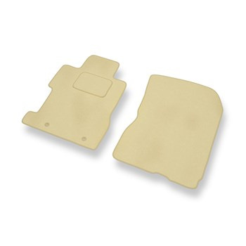 Premium tappetini auto in velluto compatibili con Honda Civic VIII (4 porte) (2006-2011) - tappeti auto beige