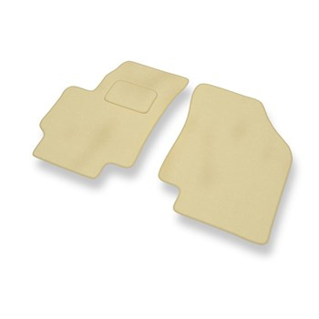 Premium tappetini auto in velluto compatibili con Kia Rio II (2005-2011) - tappeti auto beige