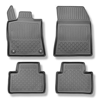 Tappetini Auto in TPE compatibili con Peugeot 308 III SW (12.2021-....) - anche per Plug-in Hybrid - tappeti auto neri