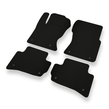 Tappetini in feltro compatibili con Jaguar F-Pace SUV (2016-....) - tappeti auto nero