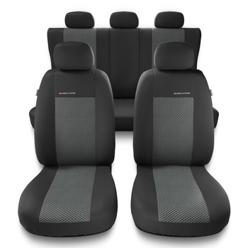 Coprisedili compatibili con Jeep Compass I, II (2007-....) - fodere sedili universali - set coprisedili auto - UNE-2