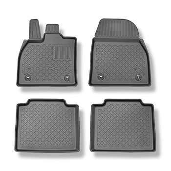 Tappetini Auto in TPE compatibili con Toyota bZ4X SUV (07.2022-....) - tappeti auto neri