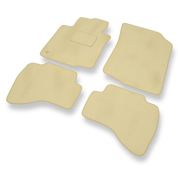 Premium tappetini auto in velluto compatibili con Peugeot 107 I (2005-2013) - tappeti auto beige