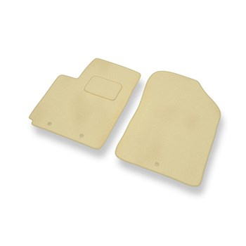 Premium tappetini auto in velluto compatibili con Kia Picanto II (2011-2016) - tappeti auto beige