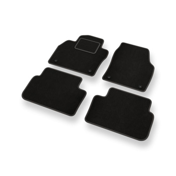 Premium tappetini auto in velluto compatibili con Seat Ibiza V Hatchback (2017-....) - tappeti auto nero