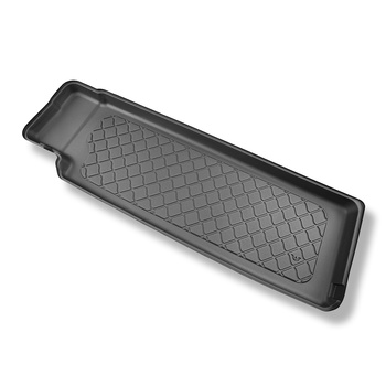 Vasca baule compatibile con Tesla Model X SUV (01.2021-....) - 6/7 posti; dietro la 3a fila di sedili - tappetino per bagagliaio - tappeto bagagliaio per auto