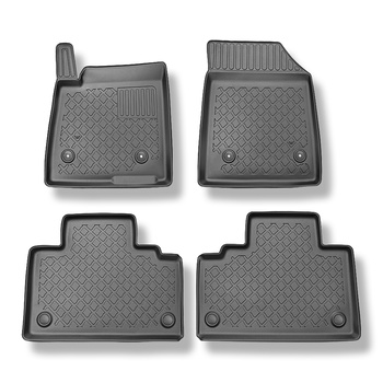 Tappetini Auto in TPE compatibili con Maxus Euniq 6 SUV (2022-....) - 5 posti - tappeti auto neri