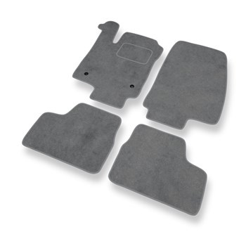 Premium tappetini auto in velluto compatibili con Opel Astra G Caravan, Coupé, Hatchback, Cabriolet, Berlina (1998-2009) - tappeti auto grigio
