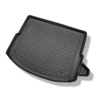 Vasca baule compatibile con Land Rover Discovery Sport L550 SUV (01.2015-....) - 5/7 sedili; sedili 3a fila abbassati; inclusi modelli con guide di fissaggio; vano destro rimovibile; anche Plug-in Hybrid - tappetino per bagagliaio - tappeto bagagliaio per
