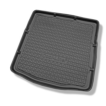 Vasca baule compatibile con Opel Insignia A Liftback (2008-05.2017) - portababagli piatto con ruota di scorta completa e / o sistema Infiniti (subwoofer) - tappetino per bagagliaio - tappeto bagagliaio per auto
