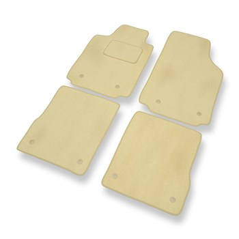 Premium tappetini auto in velluto compatibili con Audi A2 I 8Z Hatchback (1999-2005) - tappeti auto beige