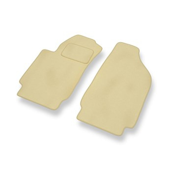 Premium tappetini auto in velluto compatibili con Fiat Stilo (2001-2008) - tappeti auto beige