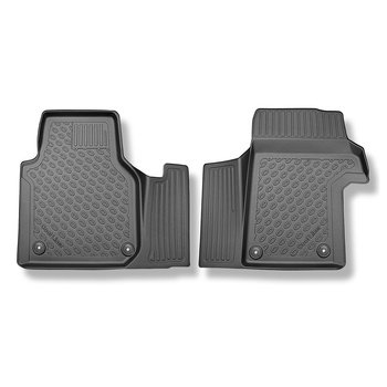 Tappetini Auto in TPE compatibili con Volkswagen Crafter II Cargo (03.2017-....) - 2/3 posti - tappeti auto neri