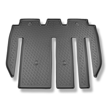 Tappetini Auto in TPE compatibili con Tesla Model X SUV (01.2021-....) - 5 o 7 posti - tappeti auto neri