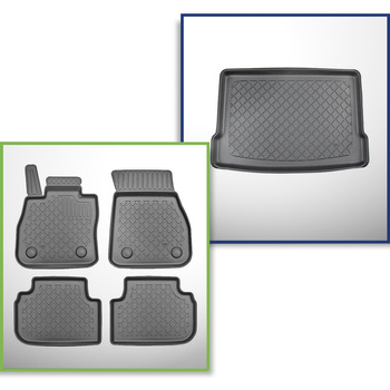 Completo di tappetini e tappetino per bagagliaio TPE per: BMW 1 F40 09.2019-06.2024 (Hatchback)