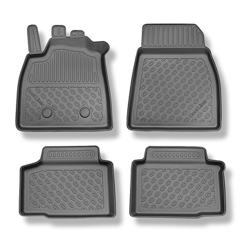 Tappetini Auto in TPE compatibili con Dacia Duster III SUV (06.2024-....) - non per versione Mild Hybrid - tappeti auto neri