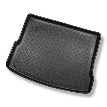 Vasca baule compatibile con Volkswagen Tiguan II SUV (05.2016-....) - vano superiore (piano di carico piatto); piano di carico regolabile in posizione più alta; non per versione eibrida - tappetino per bagagliaio - tappeto bagagliaio per auto