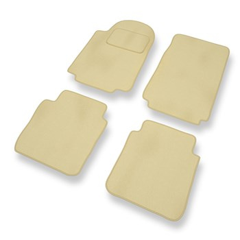 Premium tappetini auto in velluto compatibili con Alfa Romeo 75 (1985-1992) - tappeti auto beige