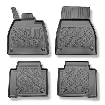 Tappetini Auto in TPE compatibili con Mercedes-Benz EQS V297 Berlina (09.2021-....) - tappeti auto neri