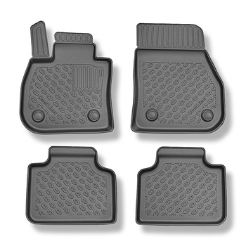 Tappetini Auto in TPE compatibili con BMW X2 U10 SUV (03.2024-....) - tappeti auto neri