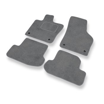 Premium tappetini auto in velluto compatibili con Volkswagen Beetle III (2011-2019) - tappeti auto grigio