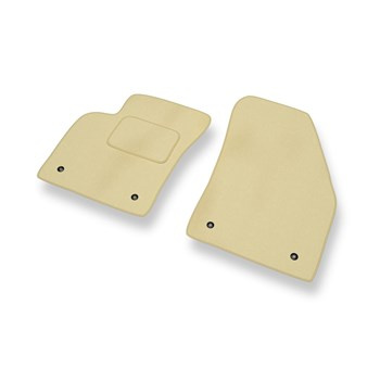 Premium tappetini auto in velluto compatibili con Volvo V50 I Station Wagon (2004-2012) - tappeti auto beige