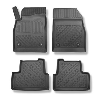 Tappetini Auto in TPE compatibili con Opel Astra J Berlina (09.2012-2015) - tappeti auto neri