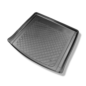 Vasca baule compatibile con Volkswagen Touareg III SUV (07.2018-....) - inclusi i modelli con barre di fissazione - tappetino per bagagliaio - tappeto bagagliaio per auto