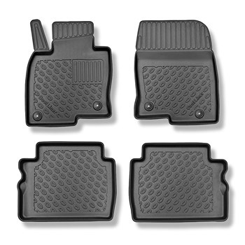 Tappetini Auto in TPE compatibili con Mazda CX-5 II SUV (07.2017-....) - tappeti auto neri