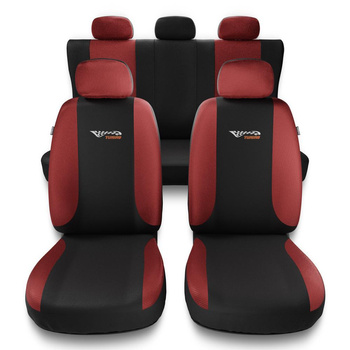 Coprisedili compatibili con Mazda Tribute I, II (2000-2011) - fodere sedili universali - set coprisedili auto - TG-RD