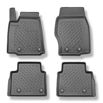 Tappetini Auto in TPE compatibili con Jeep Grand Cherokee V (WL) SUV (05.2022-....) - tappeti auto neri