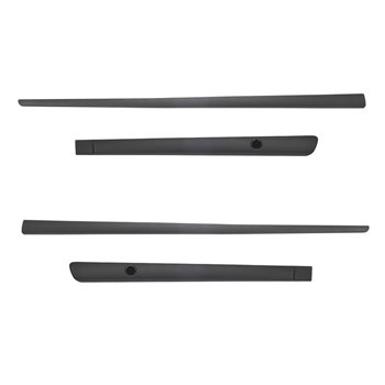 Protezioni nere laterali per auto Alfa Romeo 156 Berlina, Sportwagon (1997-2007)